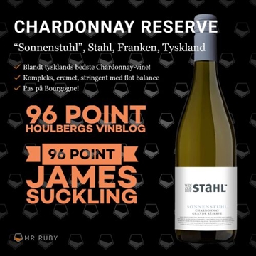 2020 Sonnenstuhl Chardonnay Grande Reserve, Stahl, Franken, Tyskland